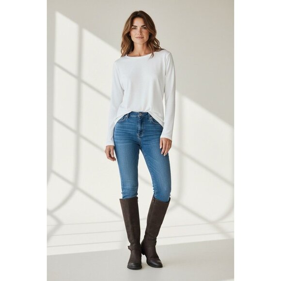 Steve Madden Avilla Leather Knee High Riding Boots Brown 8.5 NWOB - Picture 5 of 6